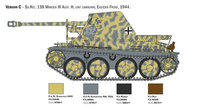 1/35 Italeri Marder III Ausf. H Sd. Kfz.138 6566
