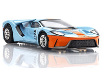 AFX Mega G+ Ford GT Heritage #6 Gulf HO Slot Car 22052