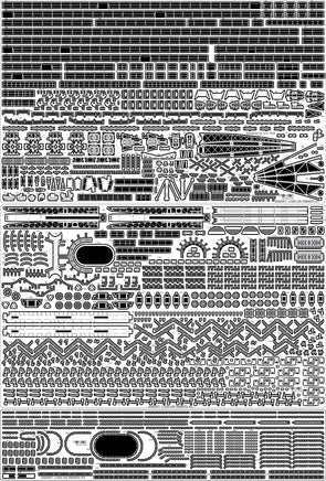 1/350 Pontos Model IJN Yamato (New Tool) Detail Up Set 35003F1