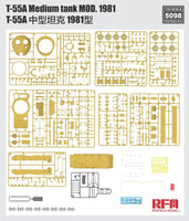 1/35 Ryefield Models T-55A Medium Tank Mod. 1981 w/Workable Track Links 5098