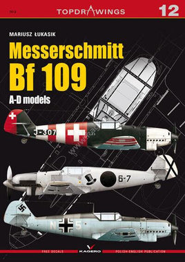 Kagero Publishing Messerschmitt 109 A-D Models 07012