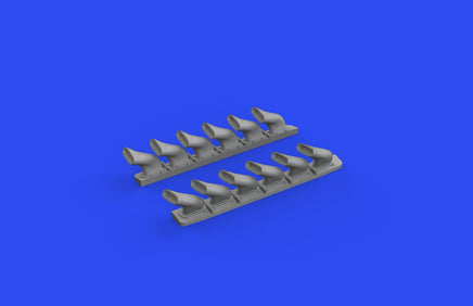 1/48 Eduard Spitfire Mk V Six-Stacks Exhaust Fishtail for EDU (Resin) 648669