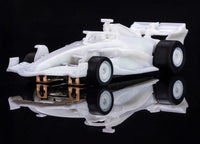 AFX Mega G+ Formula F1 White Paintable Unpainted HO Slot Car 22089