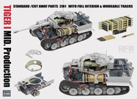 1/35 Ryefield Models Pz.Kpfw. VI Ausf. E Tiger I Mid. Production 5100