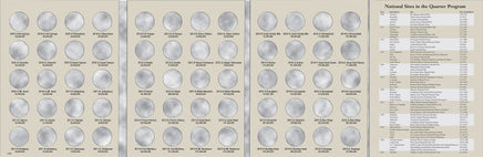 Whitman H.E. Harris Coin Folder - National Park Quarters Collection #1: 2010-2015 2880