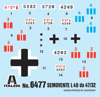 1/35 Italeri Semovente L40 Da 47/32 6477