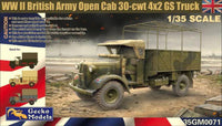 1/35 Gecko Models WWII British Army Open Cab 30-cwt 4x2 GS Truck 35GM0071
