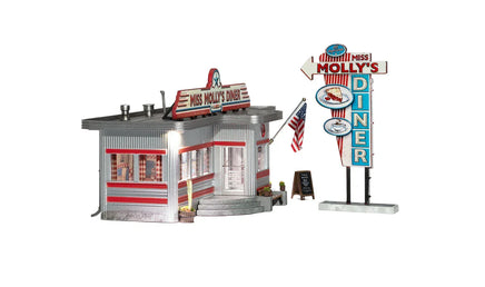HO Woodland Miss Molly's Diner BR5066