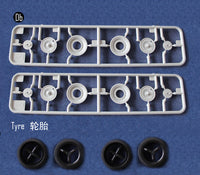 1/35 Riich WWII German IF-5 Horse Drawn Mg Wagon with Zwillingslafette 36 35012