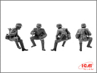 1/35 ICM German Tank Riders (1942-1945) 4 Figures 35634
