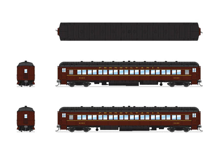 HO Broadway Ltd PRR Heavyweight 5-Car Passenger Set Late 1940's Era "Quaker City" 8965 - MPM Hobbies