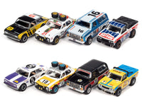 HO Auto World Xtraction Rally Slot Cars (All 8) SC393
