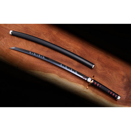 Bandai Nichirin Sword (Tanjiro Kamado) Kyojuro Rengoku’s Sword Guard Ver. 67580