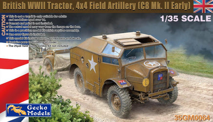 1/35 Gecko Models British WWII Tractor 4x4 Field Artillery (C8 Mk. II Early) 35GM0064