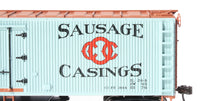 HO Bachmann Track-Cleaning 40' Wood-Side Reefer - Oppenheimer Casing Co. 16335