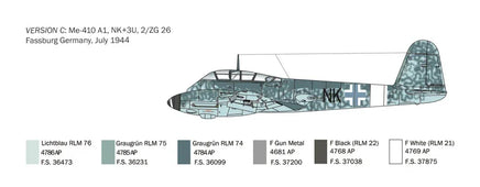 1/72 Italeri Me 410 A-1 Hornisse 0074