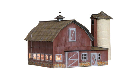 O Woodland Old Weathered Barn 5865 - MPM Hobbies