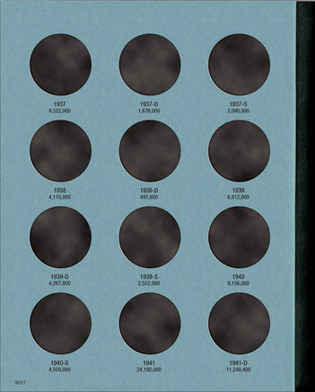 Whitman Coin Folder - Liberty Walking Half Dollars Collection #2: 1937-1947 9027