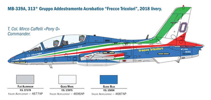 1/72 Italeri MB-339A P.A.N. 2018 Livery 1418