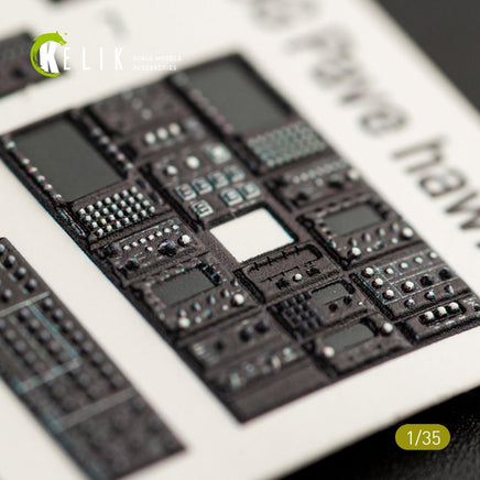 1/35 Kelik HH-60G Pave Hawk interior 3D decals for Kitty Hawk kit K35017