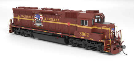HO Broadway Ltd EMD SD45 Louisville & Indiana 3002 "Honoring Our Veterans" Paragon4 Sound/DC/DCC 9810