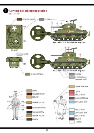 1/35 Pig Models M4A1 Sherman w/ T1E3 US Army Mine Exploder Plastic Model Kit 35-006