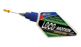 Loco Motion loco oil bottle with applicator on a white background