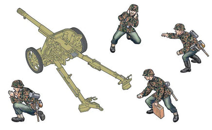 1/35 Italeri Pak 97/38 AT Gun with Crew 96460