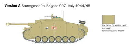 1/56 Italeri Stug III - Sturmhaubitze 105 25756
