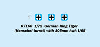 1/72 Trumpeter German King Tiger (Henschel) 07160