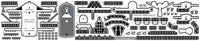 1/350 Pontos Model USS BB-62 New Jersey 1982 Detail Up Set 35008F1
