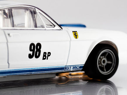 AFX Mustang FT350R – 1965 White/Blue Miles 22125
