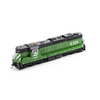 HO Rapido EMD SD9 (DC/Silent): Burlington Northern: #6232 - 50228
