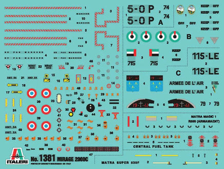1/72 Italeri Mirage 2000C - Gulf War 25th Anniversary 1381