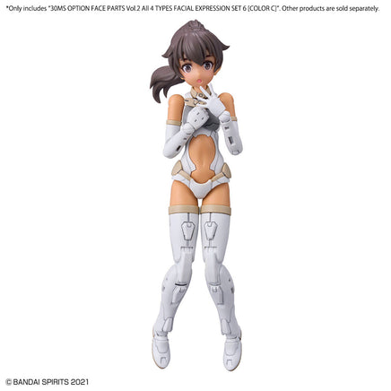 Bandai 30MS Option Face Parts Facial Expression Set 6 [Color C] 2568055