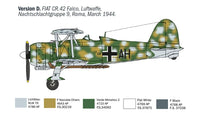 1/72 Italeri FIAT CR.42 CN "Falco" night fighter 1485 - MPM Hobbies