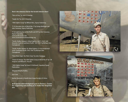 1/48 Zotz Decals P-38 / P-47 / P-40 Gerald Jerry Johnson Set 48050