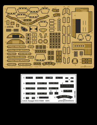 1/1000 Green Strawberry USS Voyager NCC-74656 Upgrade Set 14421