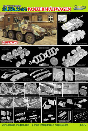 1/35 Dragon Model Sd.Kfz.234/4 Panzerspähwagen 6772