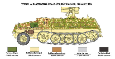 1/35 Italeri 15 cm. Panzerwerfer 42 auf sWS 6562