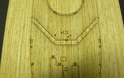 1/350 Pontos Model HMS Warspite Wooden Deck Set 35027WD1