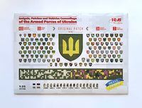 1/35 ICM Insignia, Patches and Vehicles Camouflage of the Armed Forces of Ukraine 35748