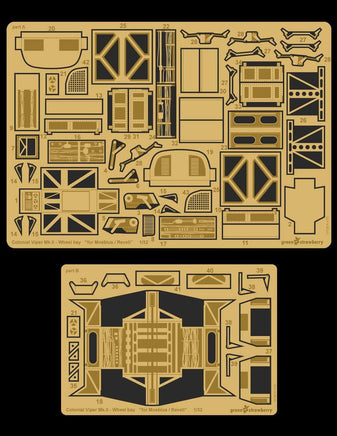 1/332 Green Strawberry Colonial Viper MkII - Wheel Bay Upgrade Set 10720