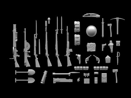 1/35 ICM WWI US Infantry Weapon and Equipment 35688
