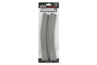 HO Kato 790mm (31 1/8″) Radius 22.5' CT Superelevated Curve Track [4pcs] 2-251