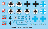 1/72 Hobby Boss Bf109G-10 Easy Assembly 80227