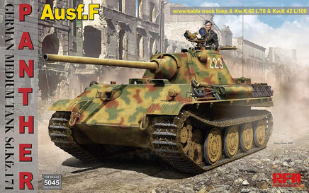 1/35 Ryefield Models German Medium Tank Sd.Kfz.171 Panther Ausf. F w/Workable Track 5045