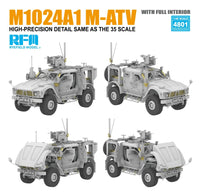 1/48 Ryefield Models M1240A1 M-ATV MRAP All Terrain Vehicle 4801