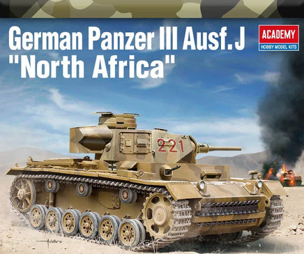1/35 Academy German Panzer III Ausf. J "North Africa" 13531