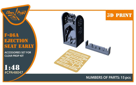 1/48 Clear Prop F-86A Ejection Seat Early (CP) A48047